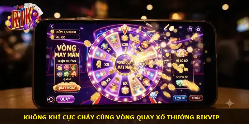 Vòng quay may mắn Rikvip - ảnh 1