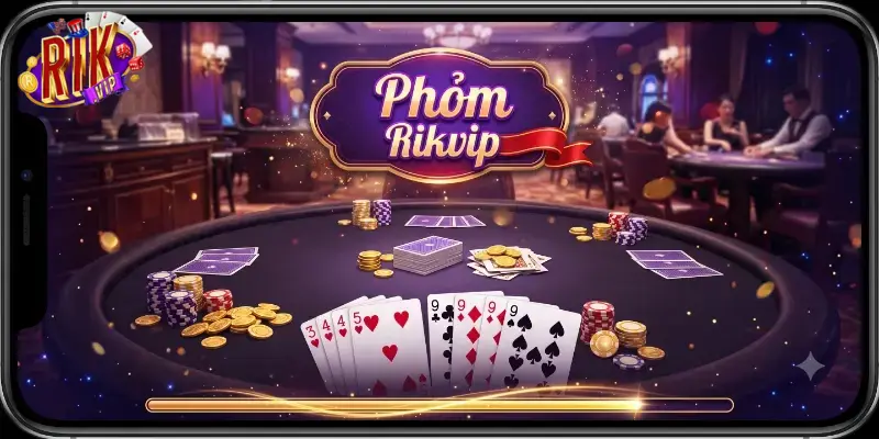 Phỏm Rikvip chơi mượt mỗi ngày, trải nghiệm game bài cuốn hút khó quên