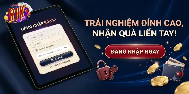 Đăng nhập Rikvip dễ dàng trên mọi thiết bị, bảo mật an toàn tuyệt đối