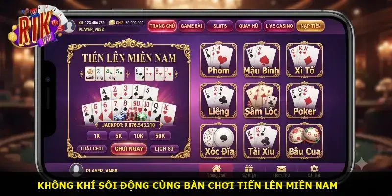 Tiến lên miền nam Rikvip - ảnh 1